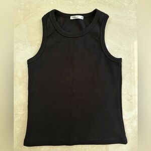 Uncle Studios Black Racerback Tank Top